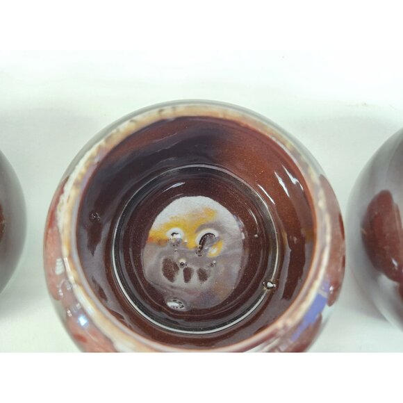 Vintage Nasco Brown Drip Soup bowls set of 6 - Picture 7 of 9